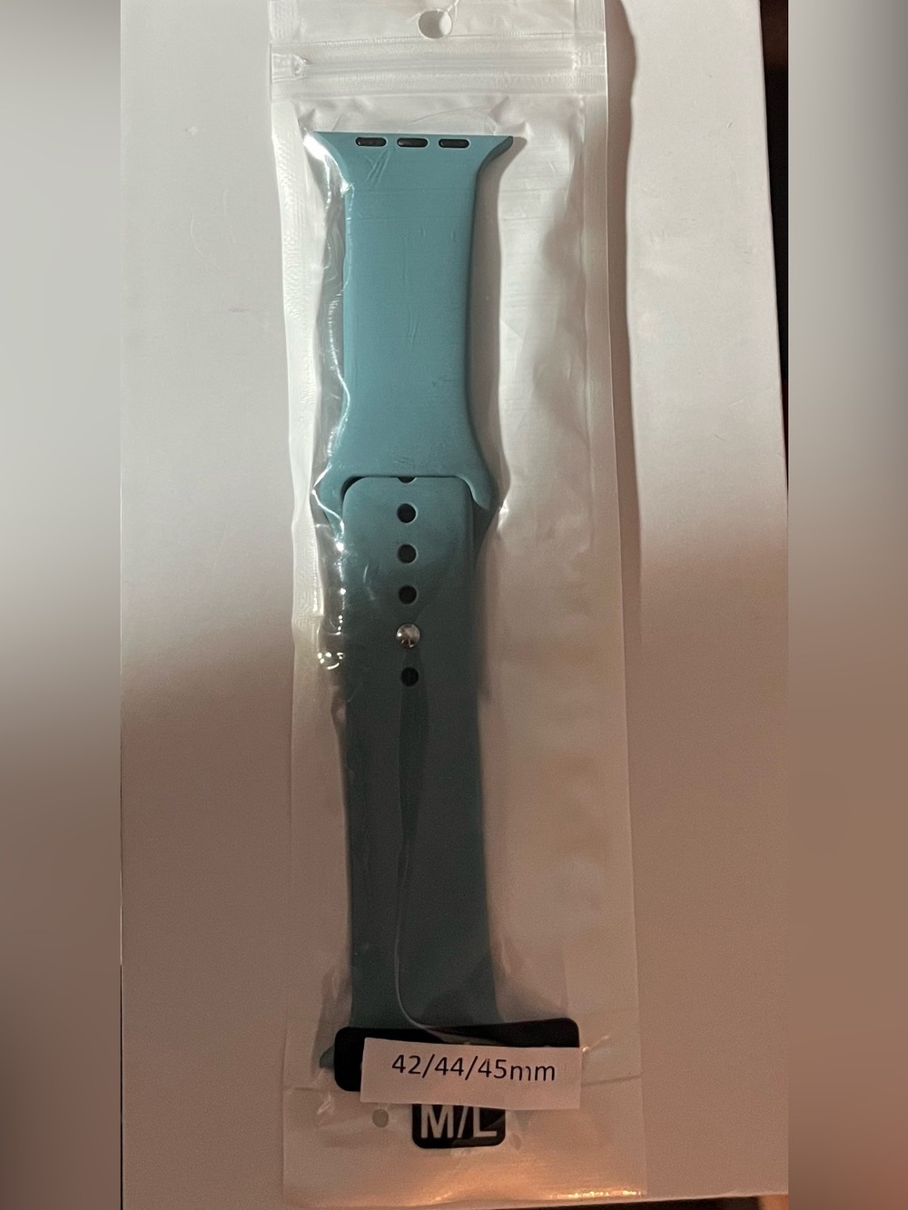 Premium Silicone Watch Band in Teal for 42/44/45mm Watches